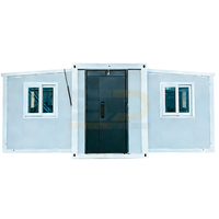 Maison conteneur de 40 pieds de haute qualité et à prix abordable, extensible, pour camping, maison préfabriquée en micro-acier, villa