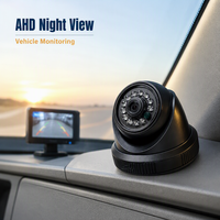 Caméra de recul AHD 1080P HOKEVISION HXT-B2011 avec vision nocturne, boîtier dôme, 12V 3W, pour montage avant, intérieur ou arrière sur voiture, fourgonnette, bus, flotte