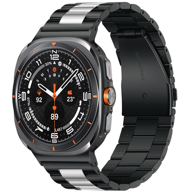 No Gaps Luxury Metal Watch Strap for Samsung Galaxy Watch 8 40mm 44mm Classic Stainless Steel Watch Band
