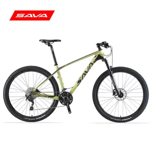 SAVA-Bicicleta de Montaña todoterreno de fibra de carbono, 27,5/29 pulgadas, 30 velocidades, gran oferta