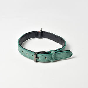 <span class=keywords><strong>Collar</strong></span> de cuero para perro, accesorio de lujo suave, color sólido, mate, bajo precio, boutique - Product Image 6