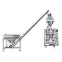 Machine de remplissage de poudre en petits sachets, machine d'emballage de poudre de sésame en sachets, remplisseuse semi-automatique à vis sans fin pour poudre