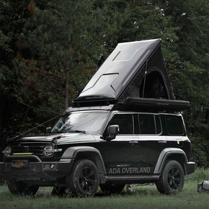 Tente de <span class=keywords><strong>camping</strong></span> sur toit de voiture SUV à coque rigide pour 2 personnes, toutes saisons, coupe-vent, enduite PU, du fournisseur le mieux noté, en vente - Product Image 5