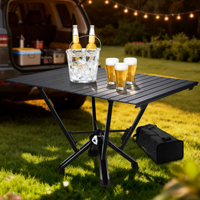 Table pliante de camping miniature légère personnalisée en aluminium, petite table pliante d'extérieur pour pique-nique, barbecue