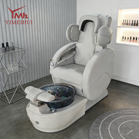 Fauteuil de massage robotisé haut de gamme, station de manucure et de pédicure professionnelle pour salon de manucure