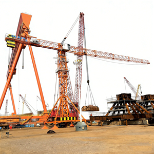 Harga Baru Terjangkau Tower <span class=keywords><strong>Crane</strong></span> Self Elevating Flat Top QTZ315-7527 12 16 18ton Tinggi Maksimum 240m Merek DAHAN Motor PLC - Product Image 1