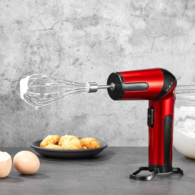 Unique 3 In 1 Cordless USB Charge Hand Mixer Battery Operated Mixer Battery Kitchen Appliances 12w Egg Beater Mixer 2 Speed