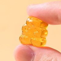 Bonbons Gommeux Halal Certifiés OEM ODM en Forme d'Ours, Sucrés et Acidulés, à la Vitamine C, Goût Orange, Moelleux et Fruités, Vente en Gros, Fabricant Chinois