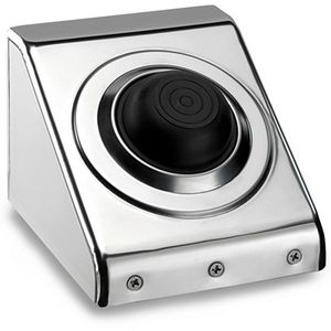 Botón de pedal neumático para montaje externo de acero inoxidable blanco - Product Image 1