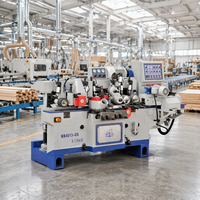 Cepilladora de Madera Automática de Alta Velocidad y Calidad, de 4 Lados, con Mesa Deslizante, Alta Eficiencia, Potencia de 23.75kW