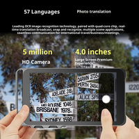 Traducteur portable Z2 hors ligne/en ligne, 138 langues, écran tactile couleur OLED, batterie 1500 mAh, Android, guide touristique, réunions