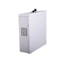 16 Gauge Acier Robuste 15 ''x 15'' x 5 ''DVR NVR Boîte de Sécurité Verrouillage Écran Led Nvr Cctv Sécurité Lockbox Cas de Sécurité Ventilateur de Refroidissement
