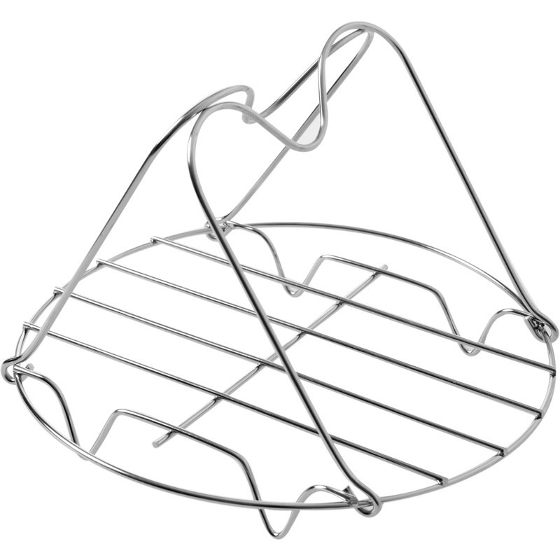 Кухонная стойка для кастрюль из нержавеющей стали, круглая Складная Паровая стойка для кухни с ручкой