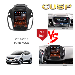 Suporte wifi <span class=keywords><strong>bluetooth</strong></span>, SIM + FM + AM <span class=keywords><strong>Android</strong></span> auto sistema 9.7 inch carro estéreo rádio monitor de vídeo para FORD KUGA/Escape 2013-2018 - Product Image 2