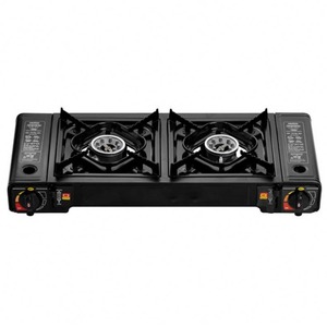 Plaques de cuisson portables au <span class=keywords><strong>gaz</strong></span> Butane pour <span class=keywords><strong>camping</strong></span> en plein air, de haute qualité, cuisinière à <span class=keywords><strong>gaz</strong></span> de style moderne, <span class=keywords><strong>deux</strong></span> brûleurs, cuisinières à <span class=keywords><strong>gaz</strong></span> de couleur pour la cuisine domestique - Product Image 2