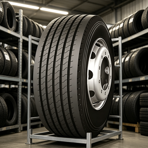 Neumático de Camión Superabrasión 385/65R22.5 de Proveedor Profesional, Control de Estabilidad, Agarre en Mojado, Seguridad Vial, Flanco Reforzado - Product Image 1