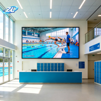 Modul LED Warna Penuh Dalam Ruangan Pemasangan Mudah 320x160mm P2/P2.5 4K HDR10+ Kontras Tinggi untuk Layar Signage Digital Lobi Kantor