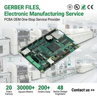 Service d'assemblage de circuits imprimés (PCBA) sur mesure OEM, fabricant clé en main de cartes de circuits imprimés, fabrication de cartes de contrôle