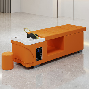 <span class=keywords><strong>Cama</strong></span> Moderna para Lavado de Cabello con Masaje Tailandés y Lavabo de Cerámica para Salón de Belleza y Spa - Product Image 6