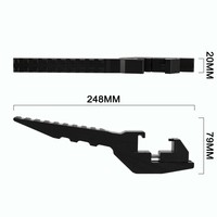Support d'extension de repose-pieds en alliage d'aluminium de haute qualité, accessoire de rétrofit pour motos SURRON S/X