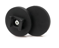 Clips de câble magnétiques D16-D32 Base de montage d'attache de fermeture éclair/support de fil magnétique noir/gestion de pinces de fil de montage d'attaches de câble polyvalentes