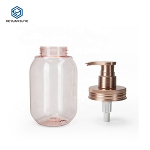 Botella de plástico para loción ransparente de 450mL, hecha con material PT T y tapa galvanizada y bomba para el amor de la niña - Product Image 5