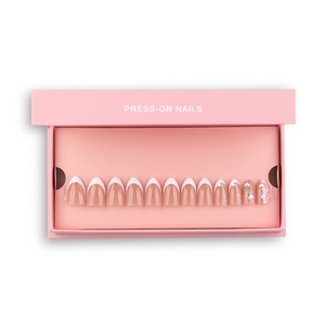 24 Piezas de <span class=keywords><strong>Uñas</strong></span> Postizas Minimalistas de Material ABS <span class=keywords><strong>en</strong></span> Estilo Francés, <span class=keywords><strong>Uñas</strong></span> Blancas con Corazones 3D, Forma de Almendra, <span class=keywords><strong>Uñas</strong></span> Artificiales - Product Image 3