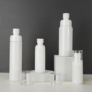 Factory Wholesale Face Body <b>Mist</b> Spray <b>Bottle</b> 50ml 60ml 80ml 100ml White Round PET Plastic Dispensing <b>Bottle</b> Cosmetic Packaging - Product Image 6