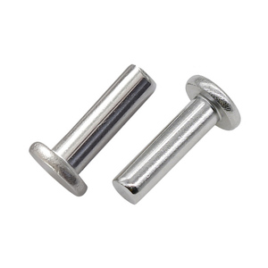 <span class=keywords><strong>Rivet</strong></span> solide <span class=keywords><strong>à</strong></span> tête plate en acier inoxydable de haute qualité OEM vente en gros Rivets personnalisés - Product Image 1