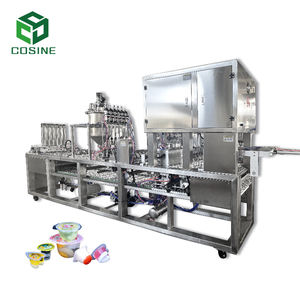 เครื่องบรรจุและปิดผนึกแก้วพลาสติกแบบแยกสองชั้น ขนาด 500 มล. 750 มล. 4 หัวจ่าย ราคาโรงงาน - Product Image 1