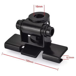 Stainless <b>Steel</b> Car Roof Antenna Base Mount Tilt <b>Angle</b> Adjust Mounting <b>Bracket</b> for Mobile Car Without Cable - Product Image 1