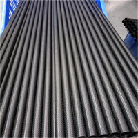 Tube en fibre de carbone 3K sergé personnalisé OEM, enroulé sur mesure, avec fil de titane, pour extension de trépied photo télescopique