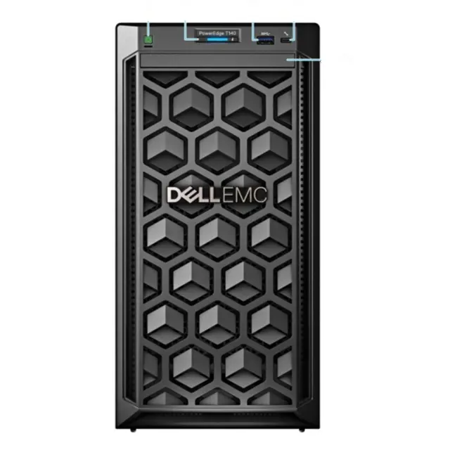 Сервер для малого <span class=keywords><strong>бизнеса</strong></span> Dell EMC PowerEdge T140 1 x Xeon E-2124 8 ГБ ОЗУ ТБ 1 ТБ 1 ТБ жесткий диск серийный ATA башенный сервер