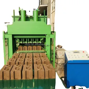 ऑटो हाइड्रोलिक प्रेस HBY510 इंटरलॉकिंग ईंट कारखाने के लिए संकुचित पृथ्वी ईंट ब्लॉक बनाने की मशीन उपकरण