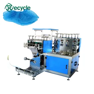 Disposable Fully Automatic Shoe Cover Production Machine Nonwoven Surgical Plastic PE Overshoes Making Machine