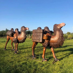 Patung Hewan Organik Realistis Ukuran Asli dari Resin Fiberglass untuk Taman Luar Ruangan, Patung Kambing dan Gorila Buatan Khusus Berukuran Besar - Product Image 6