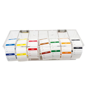 Rollos de etiquetas adhesivas semanales de buffet de hotel personalizados de lunes a domingo, fácil extracción con acabado superficial brillante - Product Image 3