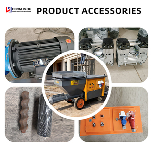 Machine à projeter le mortier électrique 4KW 7.5KW 9KW pour travaux de construction - Product Image 4