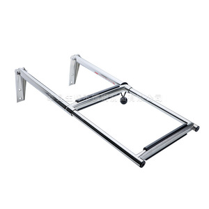 Shining Stainless Steel Retractable Boat Ladder 3 Step For <b>Yacht</b> Marine Hardware Deck Access - Product Image 1