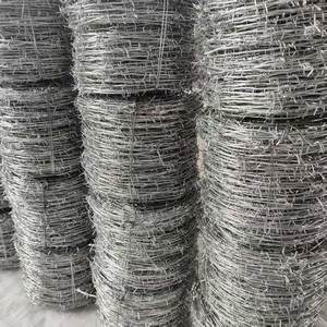<span class=keywords><strong>Alambre</strong></span> <span class=keywords><strong>de</strong></span> púas galvanizado en caliente <span class=keywords><strong>de</strong></span> alta calidad para cercas agrícolas, venta al por mayor <span class=keywords><strong>de</strong></span> fábrica, barato, por rollo, fácil <span class=keywords><strong>de</strong></span> cortar y doblar - Product Image 2