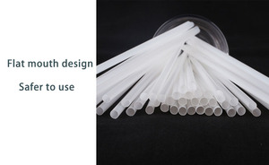 Pajitas de Papel PLA Biodegradables y Ecológicas, Desechables, Impresas, para Bebidas, para Navidad, para Bares de Té de Burbujas - Product Image 5