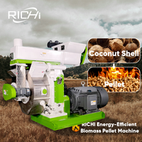 Cotizaciones de la Peletizadora de Biomasa RICHI - Máquina Multifuncional para Hacer Pellets de Madera con Cáscara de Coco