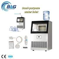 Machine à glaçons BLG Prix Usine 40KG/Jour 88LBS Ice Freedom Cube avec Rangement pour Restaurants, Bureaux, Bars et Points de Vente