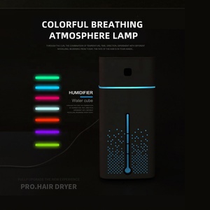 <span class=keywords><strong>1L</strong></span> Humidifier Kapasitas Besar Warna-warni Malam Lampu USB Kantor Pembersih Listrik Negatif Ion Filter Mist Sprayer Aroma Diffuser - Product Image 4