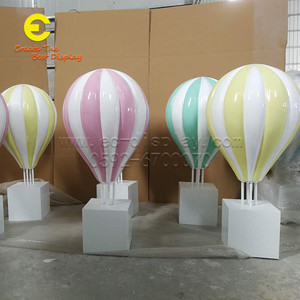 Colorato In Fibra di vetro Decorativo Hot Air Balloons - Product Image 5