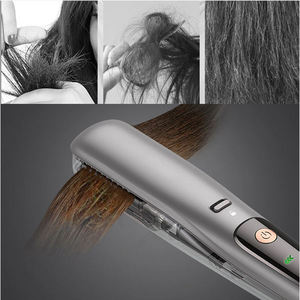 Tondeuse professionnelle pour pointes fourchues avec écran LCD, rechargeable par USB, lames en acier inoxydable, verrouillage numérique, outil de salon pour la coupe de la barbe - Product Image 5