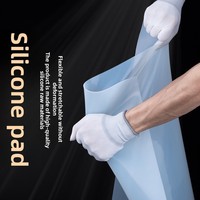 Junta de Silicona Resistente a Altas Temperaturas, Ácidos y Álcalis, Lámina de Goma Antienvejecimiento, Almohadilla Plana Gruesa para Sellado