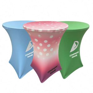 Nappe de table haute pliable 32x42 pouces, haute qualité, plusieurs couleurs, motif floral, pour salon professionnel - Product Image 1