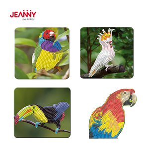 DIY Học Tập Sáng Tạo Giáo Dục Handmade Craft Để Trang Trí EVA 3D Khảm Nghệ Thuật Kỳ Lạ Birds <span class=keywords><strong>Foam</strong></span> <span class=keywords><strong>Cube</strong></span> Puzzle Kit Cho Trẻ Em - Product Image 2