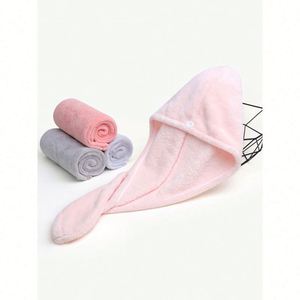 Serviette de séchage personnalisée en microfibre à séchage rapide, foulard en polaire corail, accessoires capillaires haut de gamme - Product Image 2
